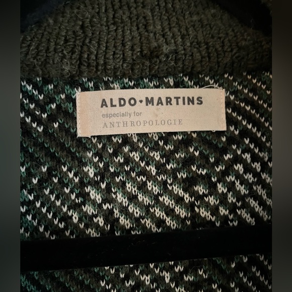 Anthropologie Aldomartins Plaid Cardigan Sweater - Picture 6 of 9